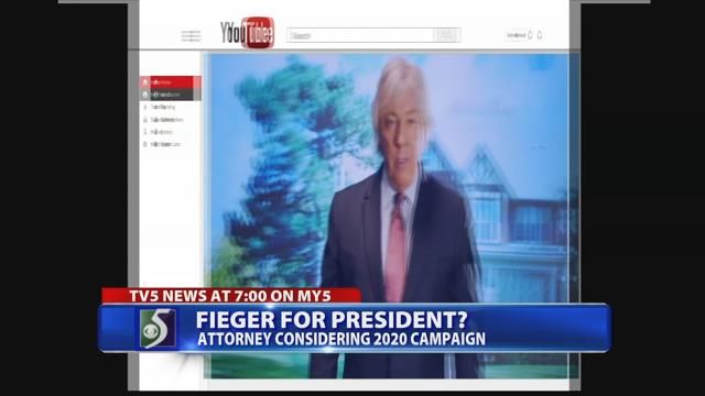 Michigan lawyer hints at potential presidential run in 2020