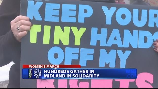 Women of Michigan Action Network host march in Midland