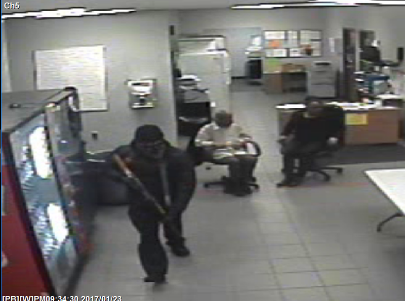 Surveillance photo of one of the suspects. (Source: MSP)