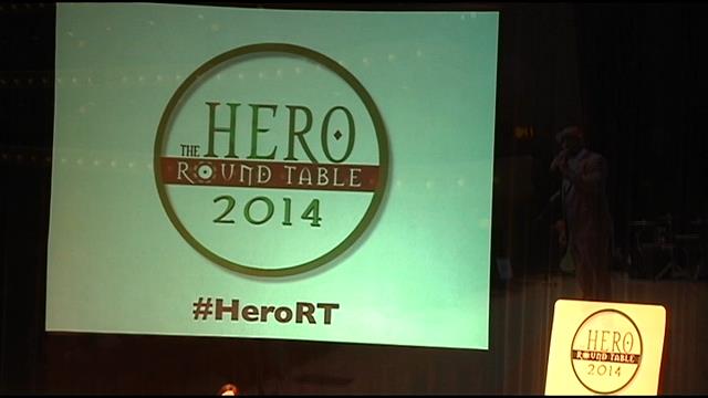Heroes come together at round table event